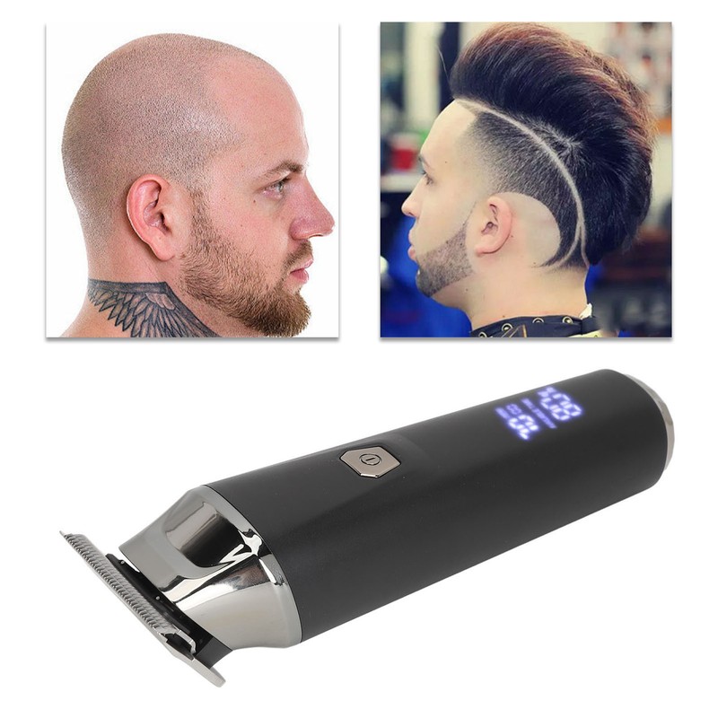Hair Clipper LCD Display USB Charging Portable Powerful Motor Low
