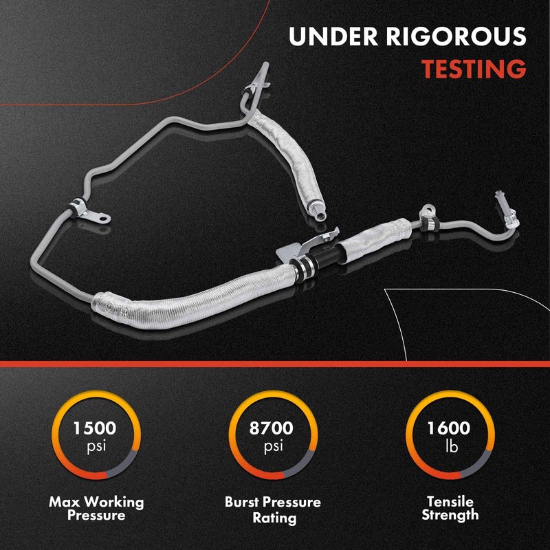 A-Premium Power Steering Pressure Hose Line Assembly Compatible with Volvo