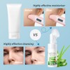 Set De 2 Limpiadores Faciales Con Aloe Vera, Espuma Hidratante
