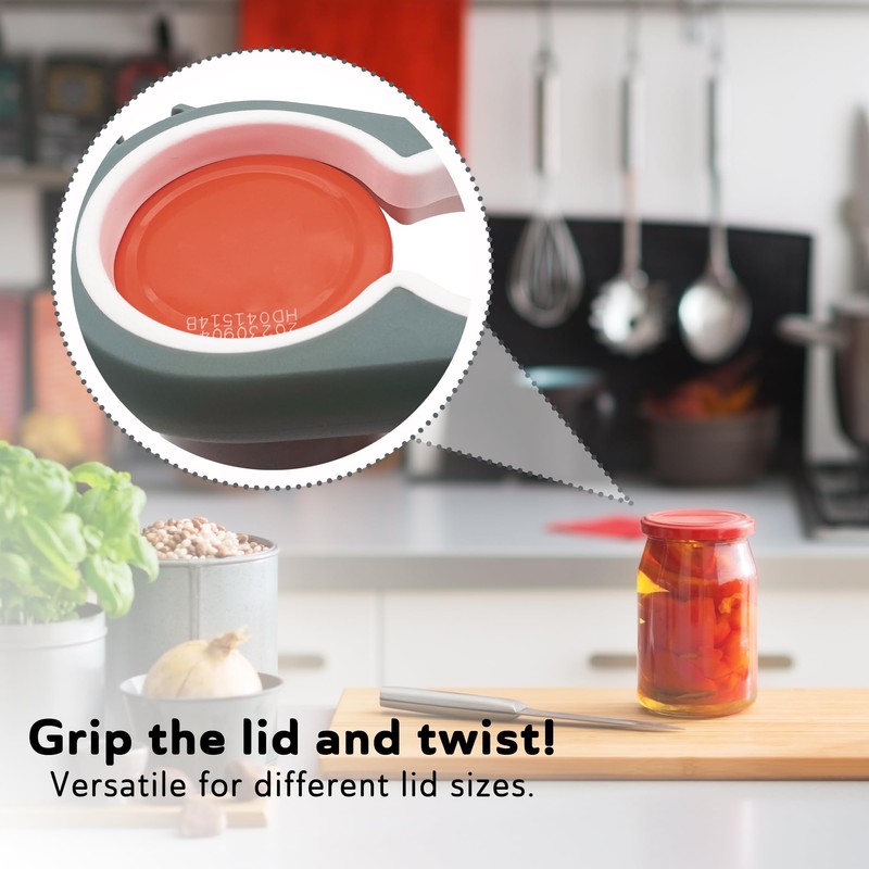 Straame 7-in-1 Jar Opener, Effortless Bottle Opener and Ring Pull