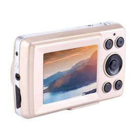 Mini Digital Camera Digital Camera Zoom 16x4x HD Video Camera 720P 30FPS High Definition for Adult/Elderly/Kids (Gold)