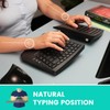 Perixx PERIBOARD-624B US, Wireless Ergonomic Split Keyboard - Up 30