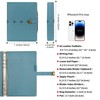 WASON A5 Diary PU Leather Composition Notebook Ruled Binder Journal