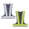 Zeus Anti-Bacterial Reflective Vest with Pockets, fluorescent yellow
