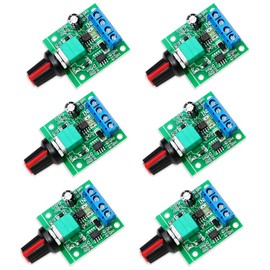 KASELIN PWM Controller Motor Controller Motor Speed Controller Speed Control Switch PWM Motor Speed Control Device 1.8V 3V 5V 6V 12V 2A Speed Control Adjust Motor Speed DIY Handmade Toys 6pcs