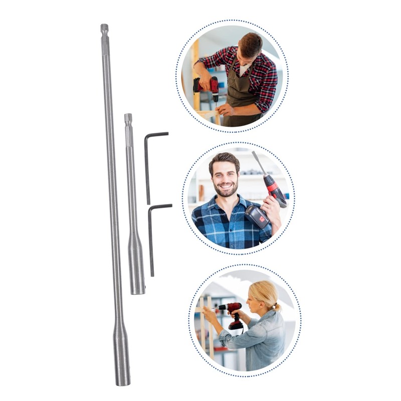LALAFINA 1Set Extension Bit Set Drill Bit Extender for Carpentry