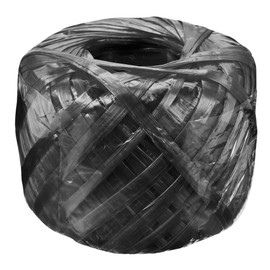 MECCANIXITY Polyester Nylon Plastic Rope Twine Household Bundled for Packing Gardening Craft,150m Length,Black