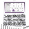 271 Piece M5 Screw Set, Allen Screws Nuts Set, Silver