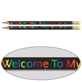 Really Good Stuff Welcome to My Class Pencils - Sharpened