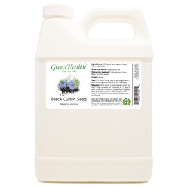 GreenHealth - Black Cumin Carrier Oil 100% Pure, Cold Pressed - 32 fl oz - GreenHealth