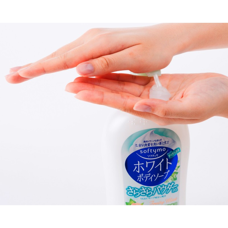 Kose Softimo White Body Soap (Powder In), 20.3 fl oz