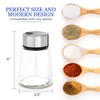 Salt and Pepper Shakers Set with Adjustable Pour Holes -