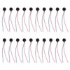 Pack of 20 Mini Vibration Motors, Tiny 2 Wires Flat