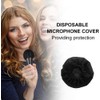 200 Pcs Disposable Microphone Cover,Non-Woven Fabric Mic Cover,for Karaoke,Press Conference,Recording
