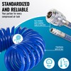 Poppstar Compressed Air Accessory Set: Tire Inflator (0-16 bar, Hose: