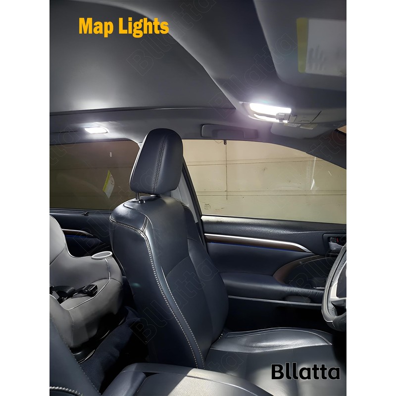 Bllatta 11pcs Super bright White 6000K LED Interior Light Kit