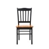 Boraam Shaker Dining Chairs Set of 2 - Black&Oak