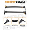 Snailfly Black Crossbar Fit for 2021 2022 2023 2024 2025