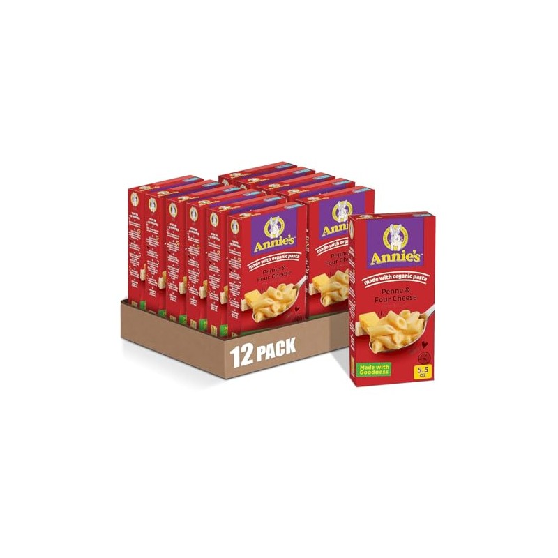 Annie’s Four Cheese Penne Macaroni and Cheese Dinner with Organic