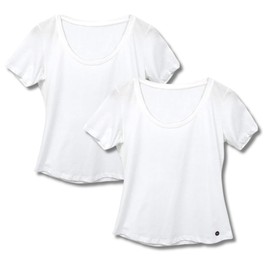 Womens Organic T Shirt White | Fair Trade Scoop Neck Tee | Certified Organic 100% Cotton Shirt - Eco Friendly (Small, 2)