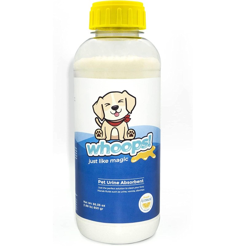 Whoops! Pet Urine Accident Cleanup Kit, Includes Powder (29.98 oz),