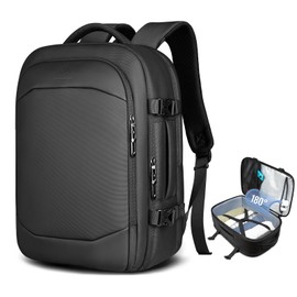 hk Travel Backpack for Men Women, Carry on Flight Approved Luggage Backpack, Personal Item Travel Bag Waterproof 16 Inch Laptop Backpacks for Weekender Business Trip College