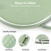 Amenpoki Portable Waterproof Leather Diaper Changing Pad Compact for Travel