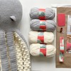 Huge Octopus Crochet Kit with 4 x 100g DK Yarn,