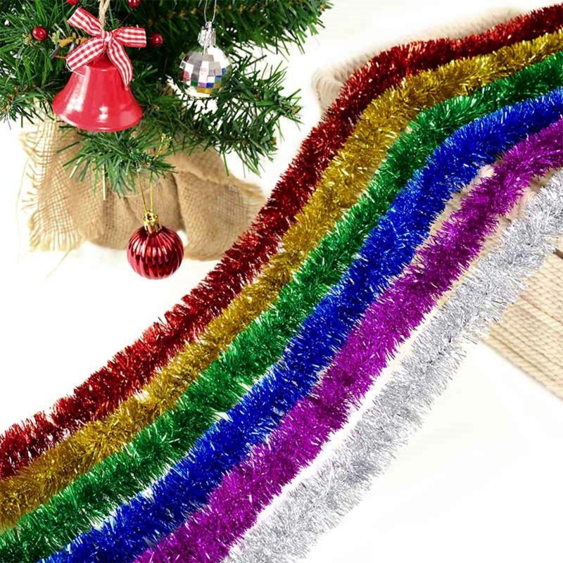 Copeflap Glittering Garland, Tree, Ornament, Mall, Total Length 32.8 ft