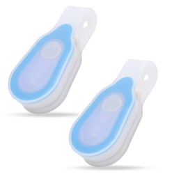 [2 Pack] Nursing Night Light LED Flashlights Clip on Flashlight Mini Rechargeable Wearable Flashlight with Strong Magnetic, Hands Free Nurse Accessories for Work Walking Running Outdoor Sports
