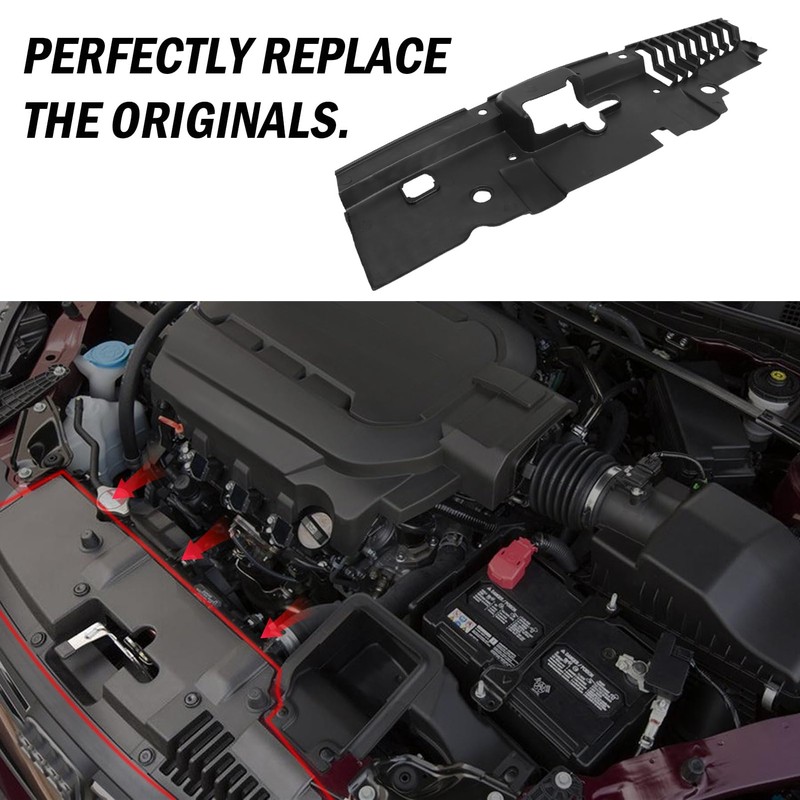 Front Upper Radiator Grille Support Sight Cover for Accord 2013-2017