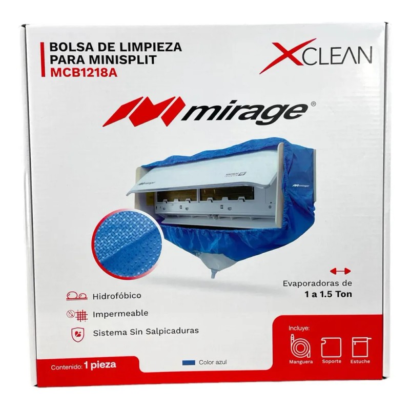 Bolsa Mantenimiento Lavar Mini Split De 1 A 1.5 Toneladas