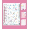 Sticker Notebook, A7 Sealing Notebook, Includes Key Holder, 20 Refills,