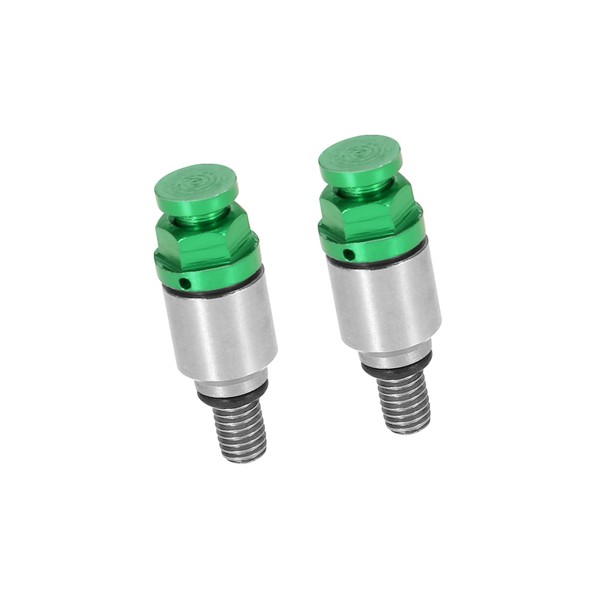 REPAIROCK 2pcs M5x0.8 Motorcycle Screw Fork Air Bleeder Valve for