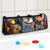 Goowin Bath Toy Storage, Bath Toy Holder, 3 Compartment Large