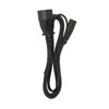 IEC320 C14 to C7 Cord Male to Female Power Adapter
