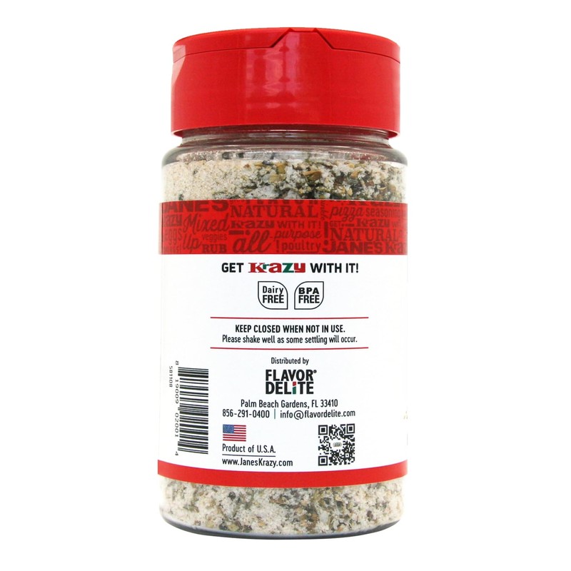 Jane's Krazy Mixed Up Salt, 4-Ounce Unit (Pack of 12)