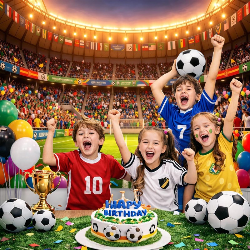 Canessioa Soccer Field Backdrop 10x8ft Spotlight Super Football Field Backdrop