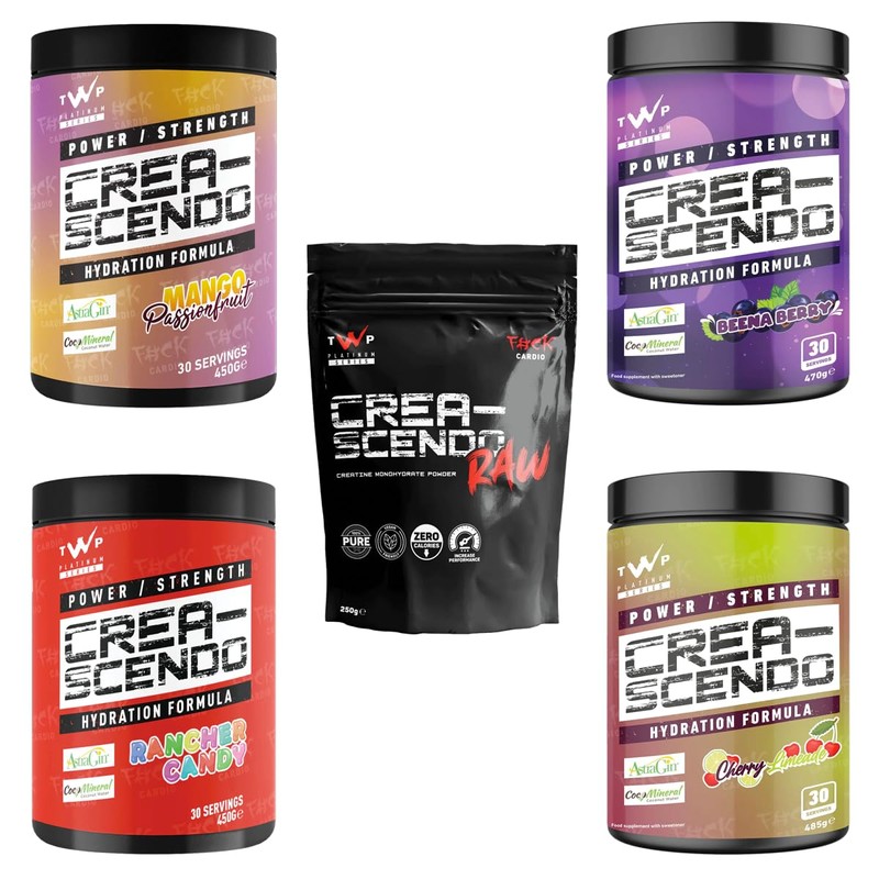 TWP Nutrition Platinum Series Crea-Scendo Creatine Powder, 470g / 250g