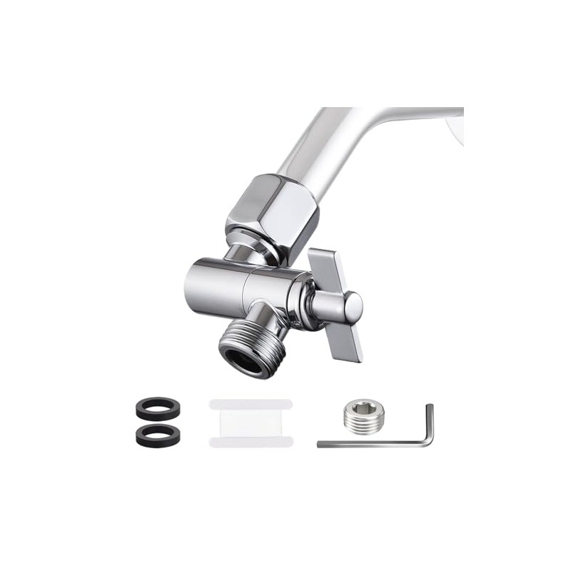 Adjustable Shower Head Extension Adapter, 304 Stainless Steel Shower Angle