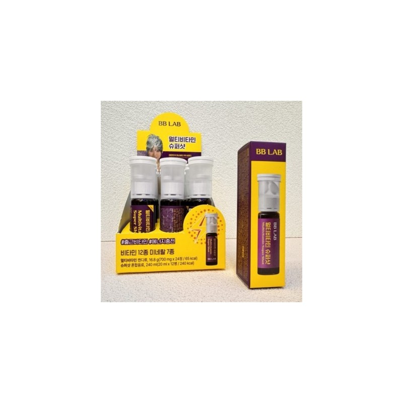 THEEIGHT Multivitamin Super Shot 20ml, 12 bottles, 12-day supply, 1