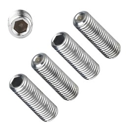 TERF® M3 X 10mm Allen Head Hex Socket Grub Screws Cup Point Stainless Steel A2 (304) Grub Screw M3 (3mm) X 10mm Allen Key Internal Hexagonal Socket Bolts - Pack of 20