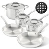 Duxtop Whole-Clad Tri-Ply Stainless Steel Induction Cookware Set, 9PC Kitchen