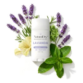 Desodorante Naturaldry Mujer Stick Vegano Lavanda 50g Lavanda