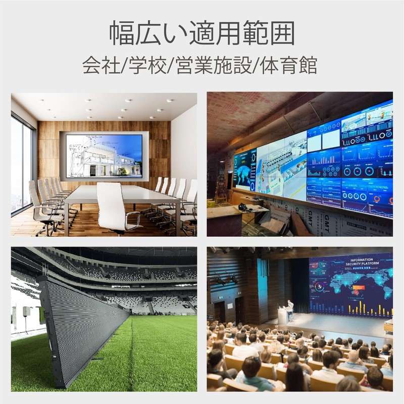Kurflo 3x3 HDMI Video Wall Controller HD MI Matrix 4K@30Hz