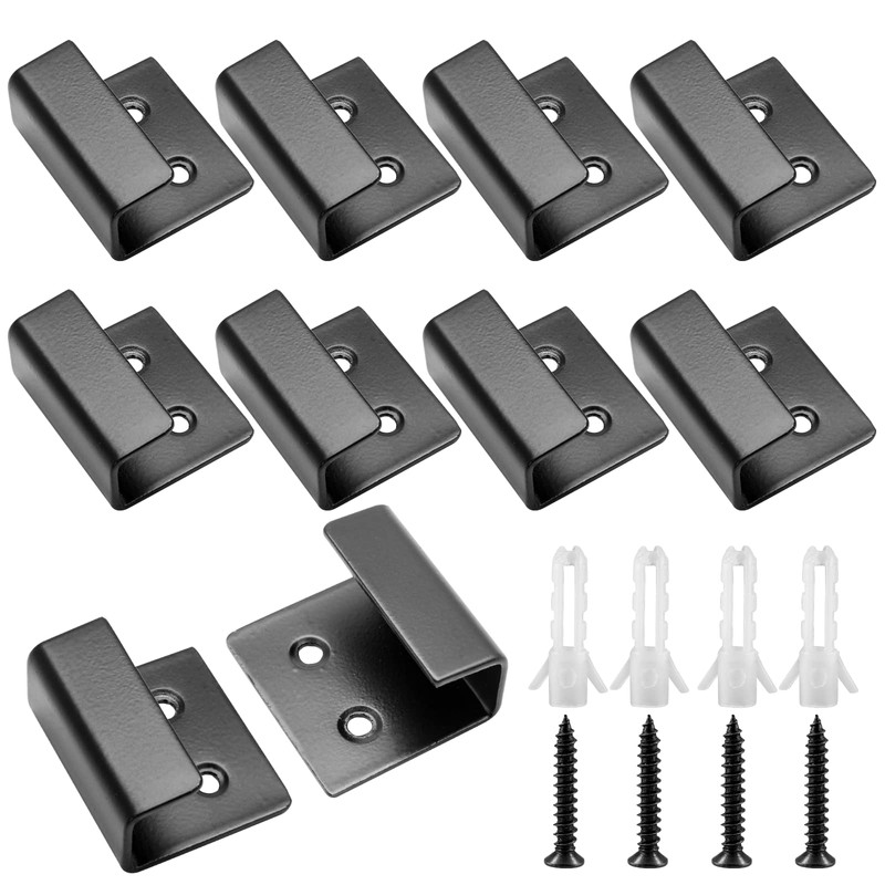 Luomorgo 10 Pcs Tile Display Wall Hanger, Stainless Steel Wall