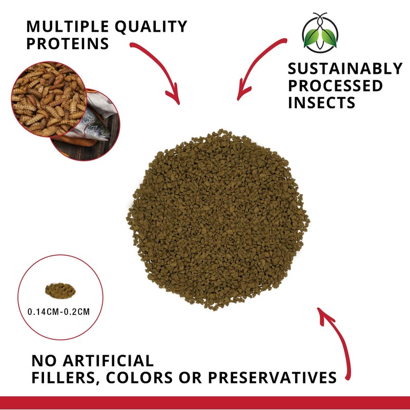 Fluval Bug Bites Cichlid Fish Food, Granules for Small to