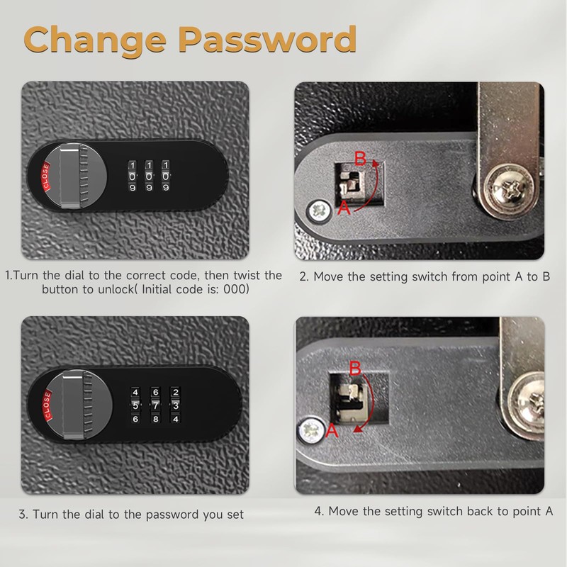 16 Key Lock Box Wall Mount, Smart Key Cabinet, use