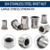 ZAMBASE Rivet Nut 5/16"-18 UNC 50Pcs Stainless Steel 304 Finish