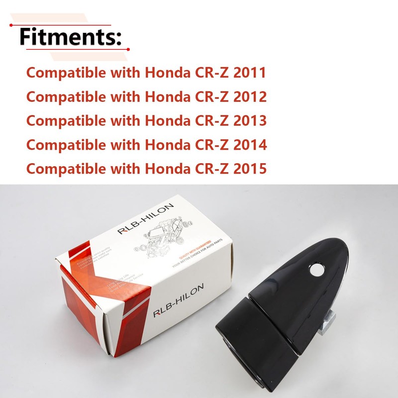 RLB-HILON Metal Exterior Door Handle Compatible with Honda CRZ CR-Z